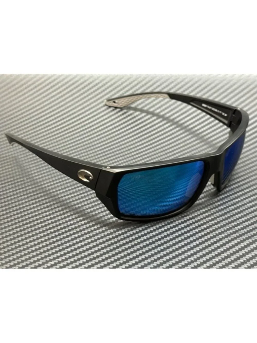 New Costa Del Mar Men Matte Black Sunglasses 57-17-135